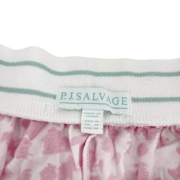 PJ Salvage Pink Leopard Night & Day Spot Short and Cami Pajama Set Size M / L - Picture 5 of 8